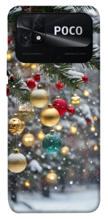 Чохол на Xiaomi Poco C40 Новорічний v48 фото 1 з 1