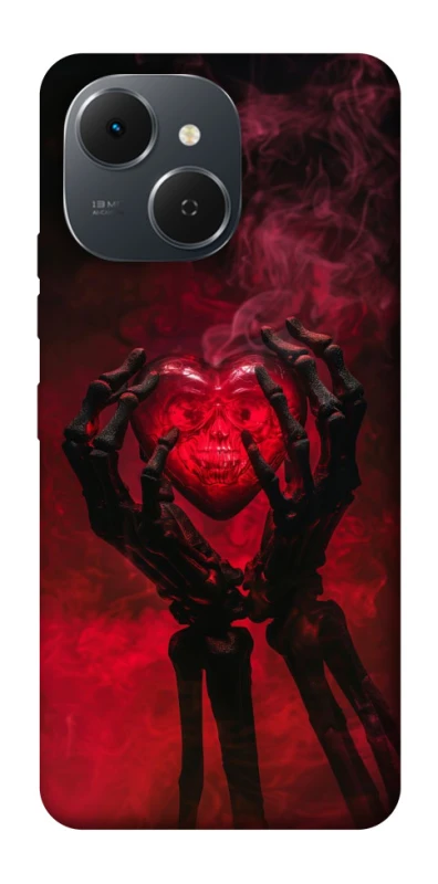 Чохол на TECNO Spark 40C Heart in the hands of a skeleton фото 1 з 1