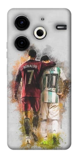 Чохол на TECNO Pova 6 Neo (LI6) Ronaldo та Messi фото 1 з 1