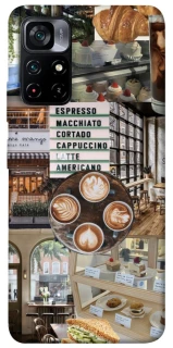 Чехол на Xiaomi Poco M4 Pro 5G Coffee collage ver.5 фото 1 из 1