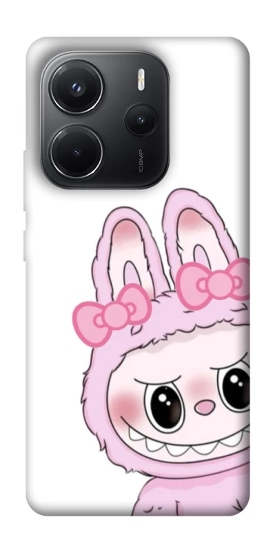 Чехол на Xiaomi Redmi Note 14 4G (Int. version) Labubu White фото 1 из 1