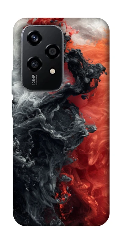 Чохол на Honor 200 Lite Black and Red фото 1 з 1