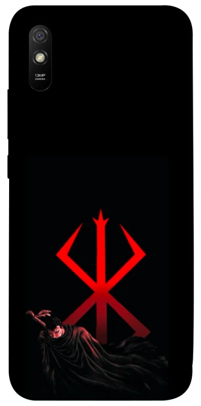 Чохол на Xiaomi Redmi 9A Berserk Red Logo фото 1 з 1