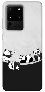 Чохол на Samsung Galaxy S20 Ultra Four pandas фото 1 з 1