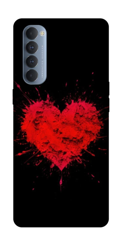 Чохол на Oppo Reno 4 Pro Splash heart фото 1 з 1
