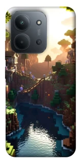 Чехол на Xiaomi Redmi 15C (EU) Minecraft sunset фото 1 из 1