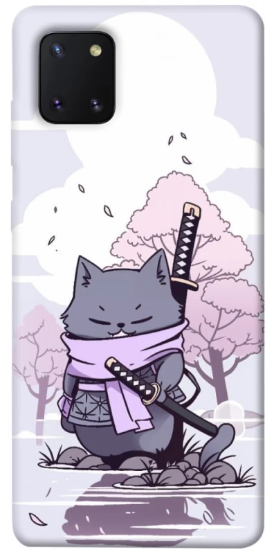 Чехол на Samsung Galaxy Note 10 Lite (A81) Samurai cat фото 1 из 1