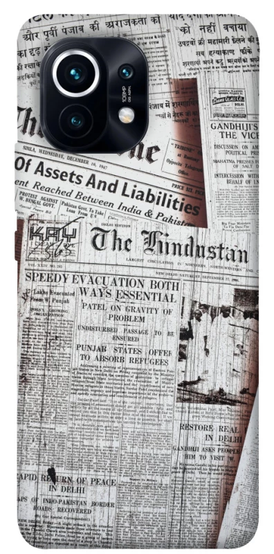 Чохол на Xiaomi Mi 11 Газети фото 1 з 1