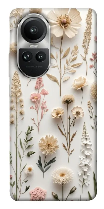 Чехол на Oppo Reno 10 Floral design ver.1 фото 1 из 1