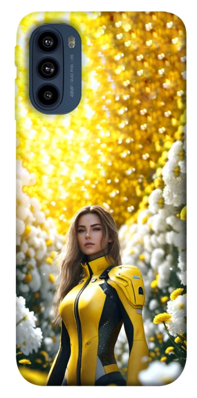 Чехол на Motorola Moto G41 Cyber space girl ver.2 фото 1 из 1