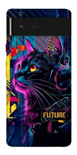 Чохол на Google Pixel 6 Cyber Cat v2 фото 1 з 1