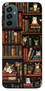 Чохол на Samsung Galaxy M13 4G Cats & Books фото 1 з 1