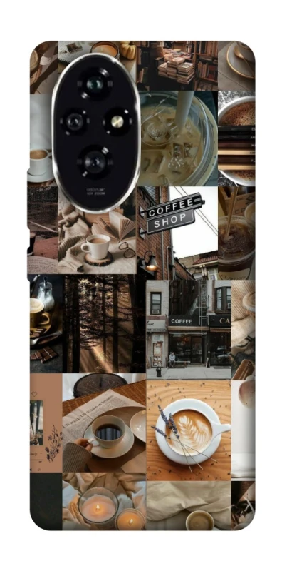 Чехол на Honor 200 Coffee collage ver.3 фото 1 из 1