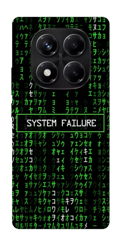 Чехол на Xiaomi Redmi Note 14 Pro 5G Matrix system failure фото 1 Чехол на Xiaomi Redmi Note 14 Pro 5G Matrix system failure фото 1 из 1