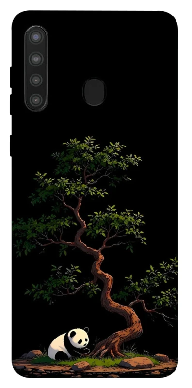 Чехол на Samsung Galaxy A21 Panda and tree фото 1 из 1