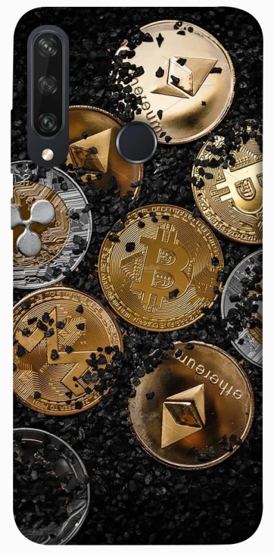Чохол на Huawei Y6p Many coins v2 фото 1 з 1
