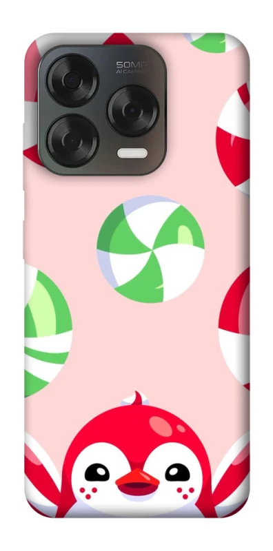 Чехол на ZTE Blade V70 Design Adopt Me Peppermint Penguin фото 1 из 2