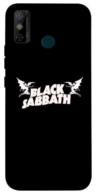 Чохол на TECNO Spark 6 Go Black Sabbath logo ver.2 фото 1 з 1