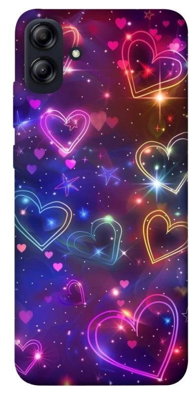 Чохол на Samsung Galaxy A04e Drawn hearts фото 1 з 1