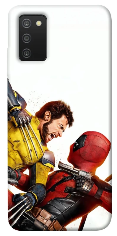 Чохол на Samsung Galaxy A03s Deadpool and Wolverine фото 1 з 1