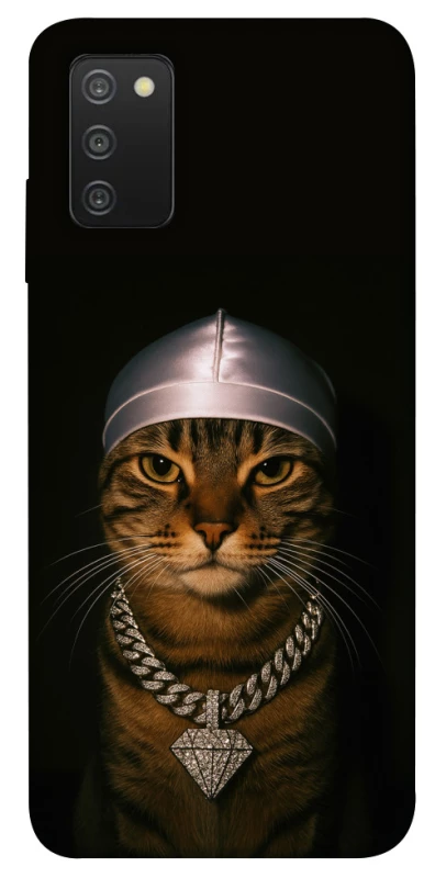 Чехол на Samsung Galaxy A03s Cat in Bling фото 1 Чехол на Samsung Galaxy A03s Cat in Bling фото 1 из 1