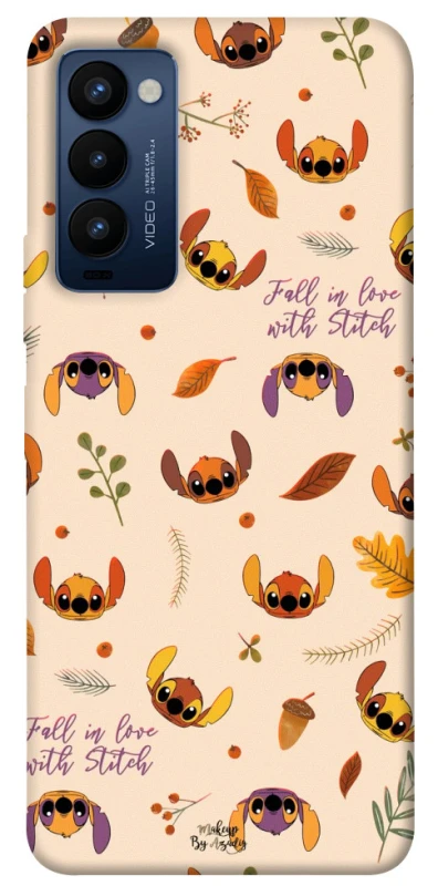 Чохол на TECNO Camon 18 Fall in love with Stitch фото 1 з 1