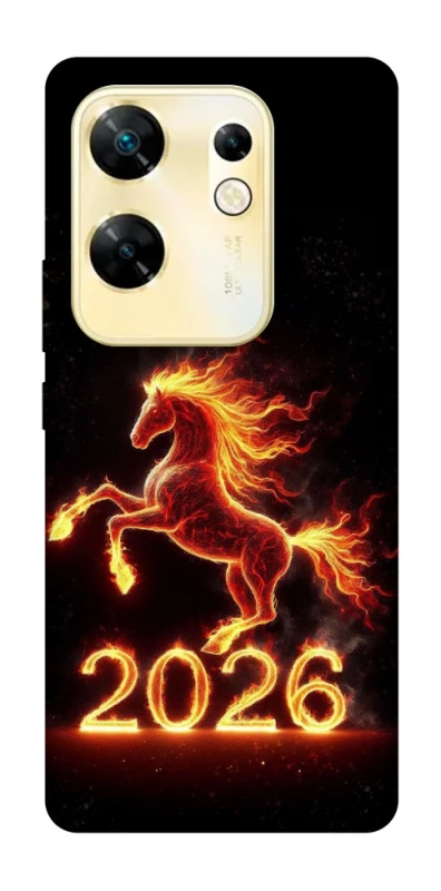 Чехол на Infinix Zero 30 4G Red Fire Horse ver.1 фото 1 из 1