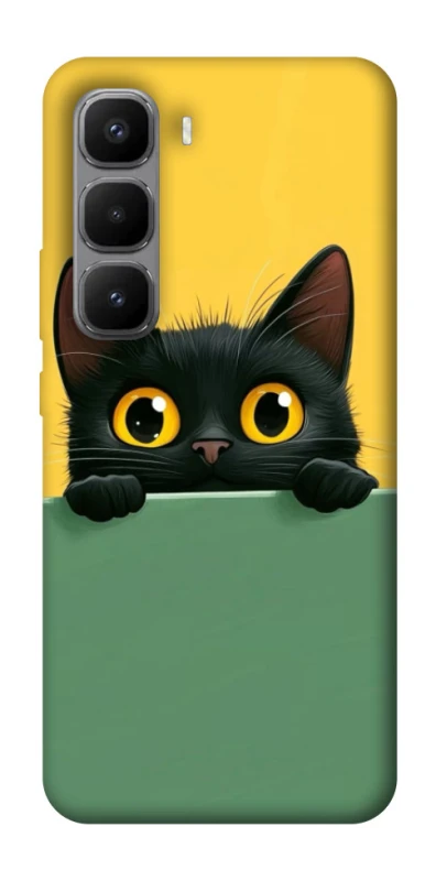 Чехол на Infinix Hot 60 Pro+ Black cat v2 фото 1 из 1