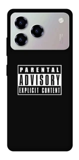 Чохол на ZTE Blade A76 Parental Advisory Label фото 1 з 1