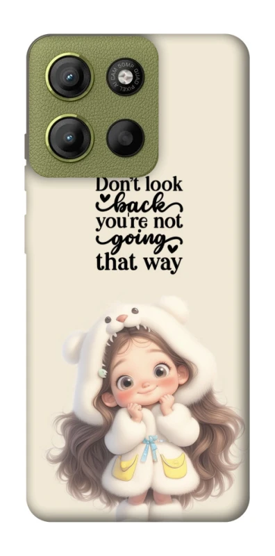 Чехол на Motorola Moto G15 4G Don't look back фото 1 из 1