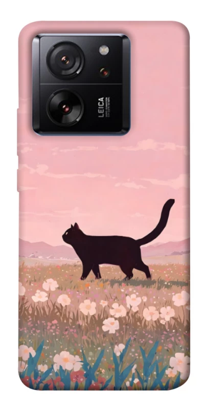 Чохол на Xiaomi 13T cat on a field фото 1 з 1