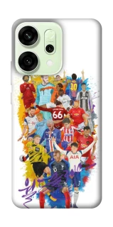 Чехол на Oppo Reno 14 Football Abstract v2 фото 1 из 1