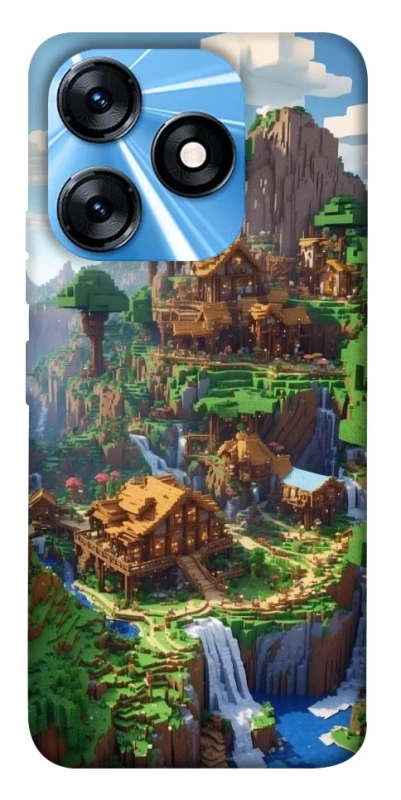 Чохол на TECNO Spark 10 Minecraft universe фото 1 з 1
