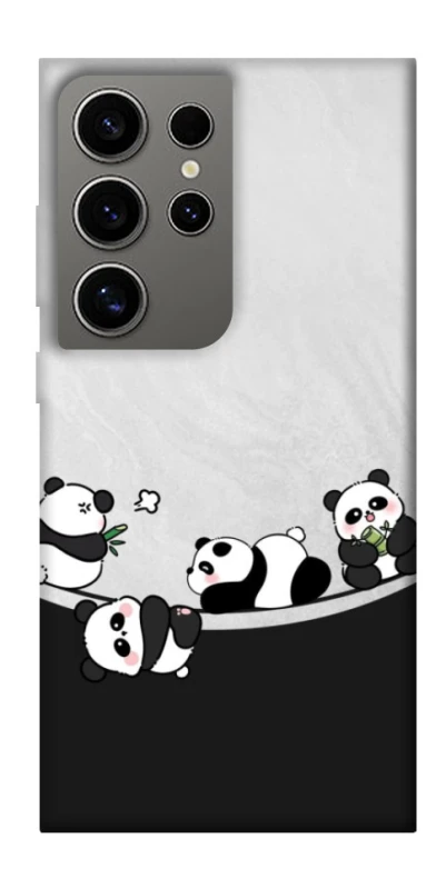 Чехол на Samsung Galaxy S24 Ultra Four pandas фото 1 из 1