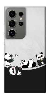 Чохол на Samsung Galaxy S24 Ultra Four pandas фото 1 з 1