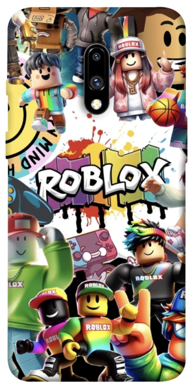 Чохол на OnePlus 7 Roblox Characters Collage фото 1 з 1