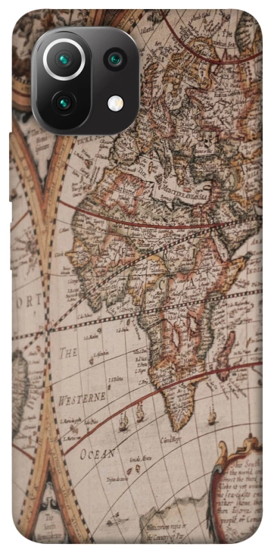 Чехол на Xiaomi Mi 11 Lite Карта путешествий фото 1 из 1