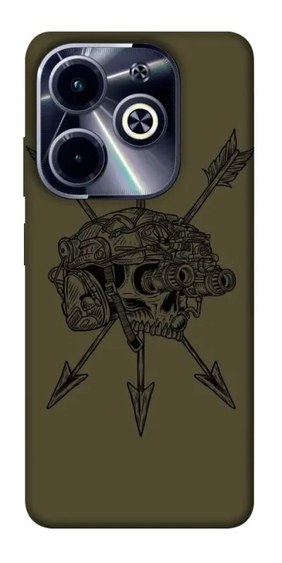 Чохол на Infinix Hot 40i Mil skull фото 1 з 1