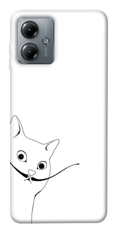 Чехол на Motorola Moto G14 Кот Дали фото 1 из 1