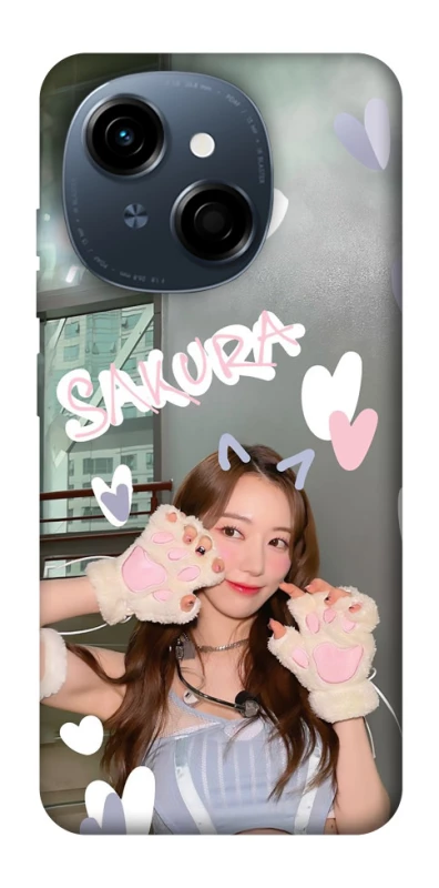 Чохол на TECNO Spark Go 1 Sakura - LE SSERAFIM фото 1 з 1