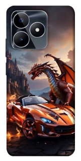Чохол на Realme C53 Сar and dragon фото 1 з 1