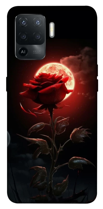 Чехол на Oppo Reno 5 Lite Красная роза фото 1 из 1