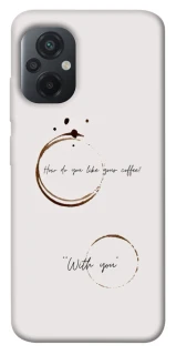 Чехол на Xiaomi Poco M5 Coffee with you фото 1 из 1