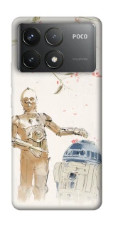 Чохол на Xiaomi Poco F6 Pro Star Wars robots фото 1 з 1