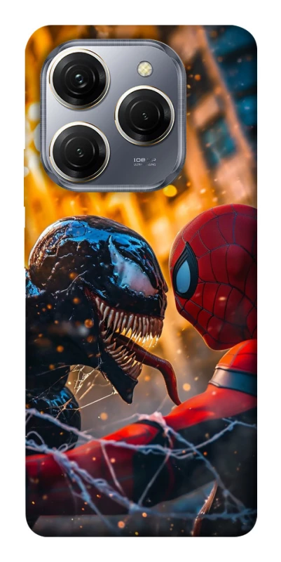 Чехол на TECNO Spark 20 Pro Venom vs Spiderman фото 1 из 1