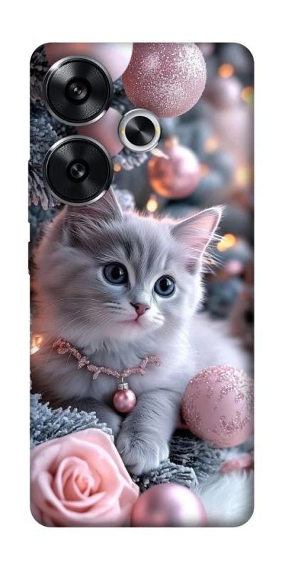 Чохол на Xiaomi Poco F6 Christmas Kitty фото 1 з 1
