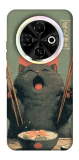 Чехол на TECNO Spark 30C Hungry Cat фото 1 из 1