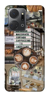 Чехол на Huawei Honor X7a Coffee collage ver.5 фото 1 из 1