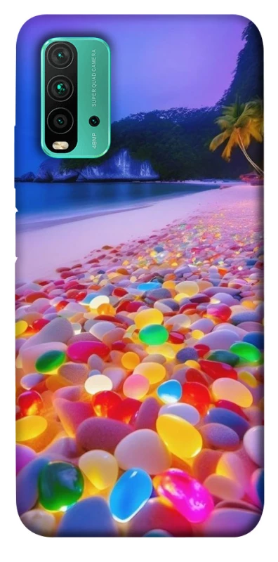 Чохол на Xiaomi Redmi Note 9 4G / Redmi 9 Power Каміння світиться на березі фото 1 з 1