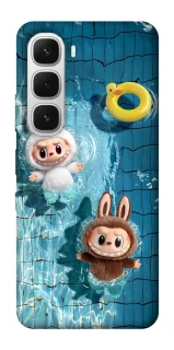 Чохол на Infinix Hot 60i Labubu in the pool фото 1 з 1